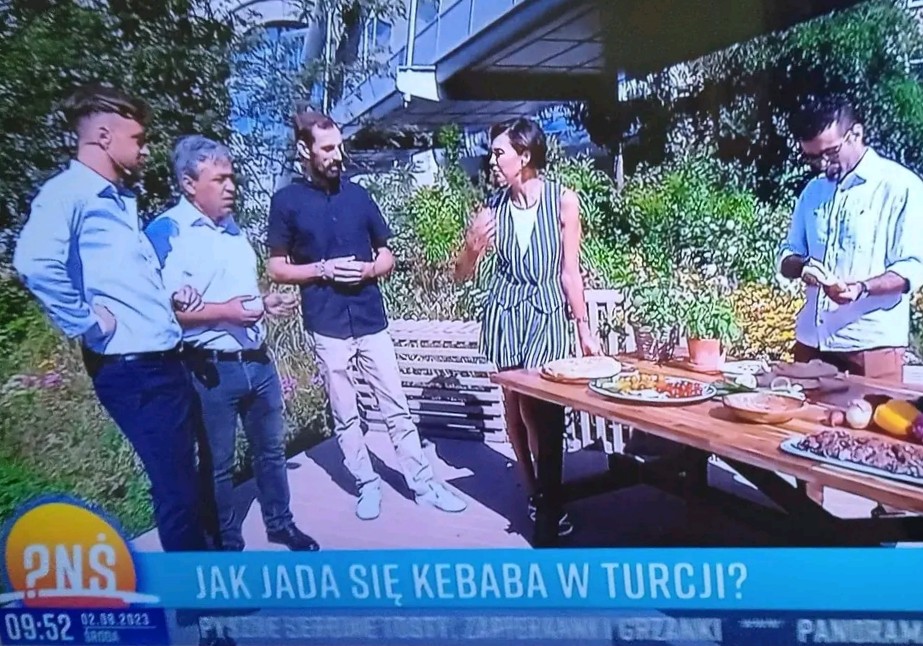 Jakub Kasiński w kuchni